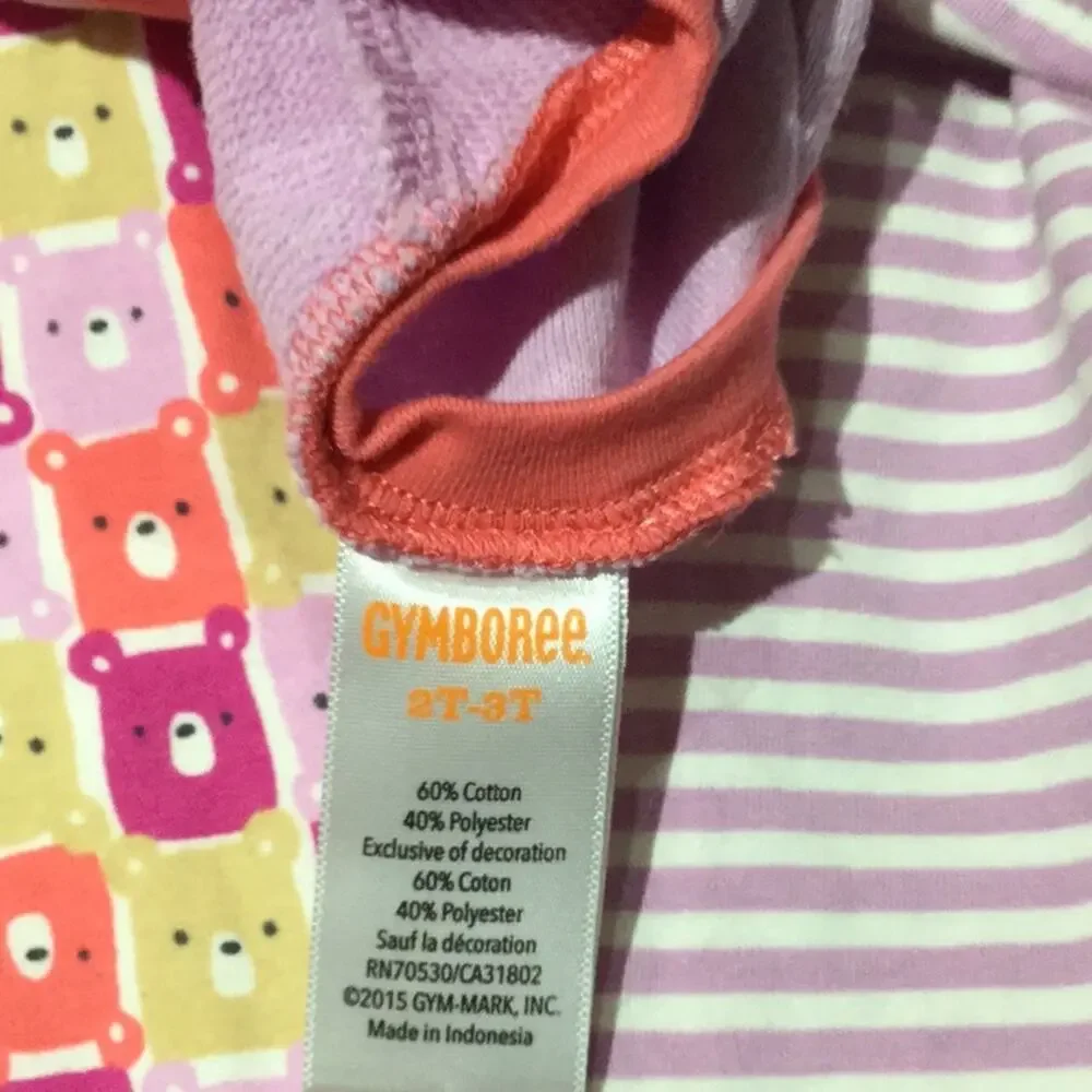 Gymboree lilac bear 3t bundle worn once